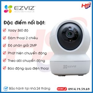 Camera WIFI Ezviz Full HD 1080P 2megapixel CS-C6N-A0-1C2WFR C6N