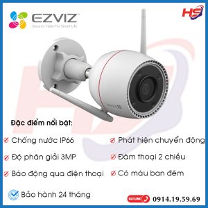 Camera IP hồng ngoại không dây 3.0 Megapixel EZVIZ OutPro C3TN 3MP