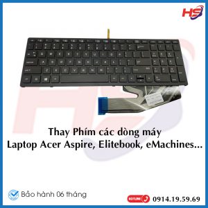 Thay Phím các dòng máy Laptop Acer Aspire, Elitebook, eMachines.....
