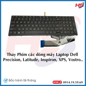 Thay Phím các dòng máy Laptop Dell Precision, Latitude, Inspiron, XPS, Vostro…..